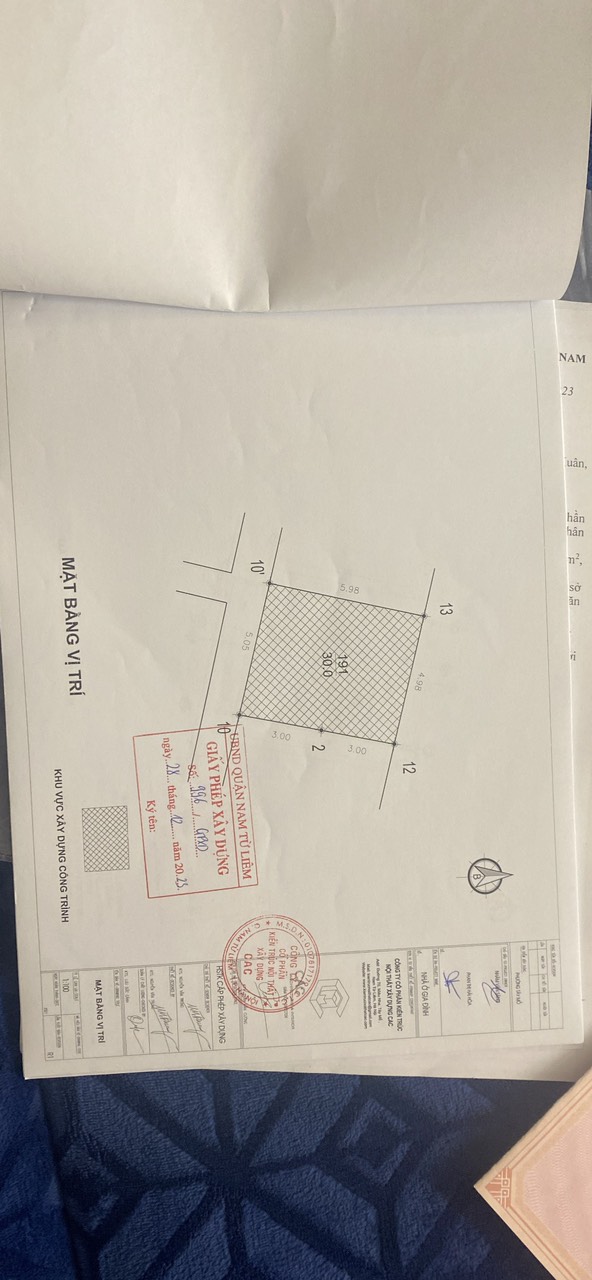 Miêu Nha, Tây Mỗ, Nam Từ Liêm: căn 30m2 xây 5 tầng giá 3.45 Tỷ