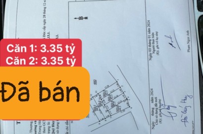 Cụm 5 căn diện tích rộng, đường thông ô tô tại An Thượng, An Hạ, Hoài Đức.